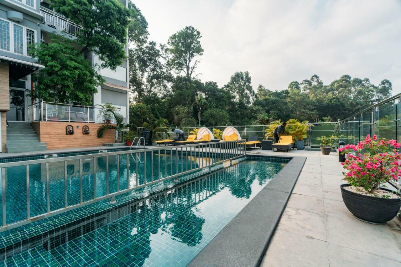 The Panoramic Getaway Hotel Munnar Exterior foto The swimming pool at the hotel